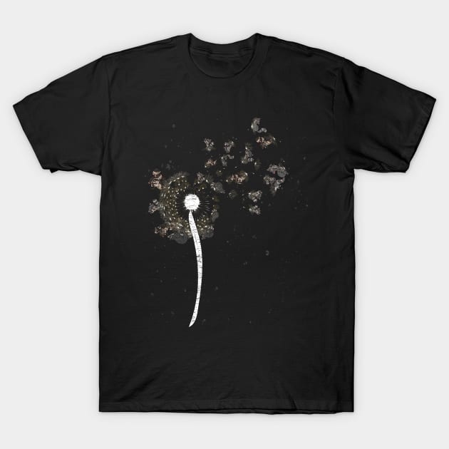 Funny Dandelion Animal Racoon T-Shirt by ShirtsShirtsndmoreShirts